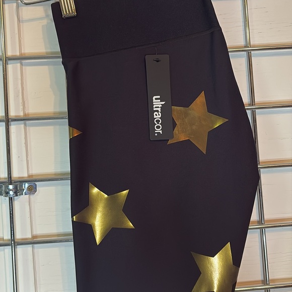 Ultracor Knockout Black/Gold Leggings - Picture 3 of 4